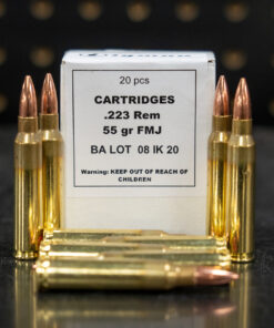 IGMAN 223 Rem 55gr, Ammo, FMJ, 20rd Box